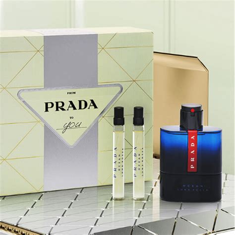 prada box for sale|Prada aftershave gift set.